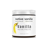Native Vanilla - Vanilleschotenpaste (118 ml) - Für Köche und Hausmannskost, Backen, und Dessert machen