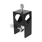 Alasum Verstellbare Metallhalterung für Gartenfackel und Outdoor fackelhalter Stabile Klammer für Geländer Einfacher Aufbau Rostfreie Gartenfackel Befestigung Dekorative