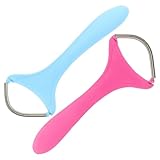 Homoyoyo 2Stücke Handbuch Gesichtsbehaarungshaarentferner für Tragbarer Epilator zum Entfernen von Gesichtshaaren für Hals und Lippen Leicht und Kompakt