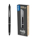 PILOT - FriXion Ball Zone Schwarz in Geschenkbox - radierbarer Premium Tintenroller mit thermosensitiver Tinte - nachfüllbar und mit gummierter Griffzone - Schreibfarbe Schwarz - Minenspitze in Medium