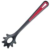 Westmark 29602270 Spaghettilöffel 'Gallant', PA/TPE, schwarz/rot, 30,5 x 6,3 x 6,2 cm
