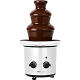 Clatronic® Schokobrunnen mit exzellentem Schokofluss | für Früchte und Gebäck I leicht zu reinigen | Schokoladenbrunnen | Schokobrunnen mit Schmelzfunktion I Schokoladenbrunnen klein I SKB 3248