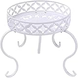 Pflanzenständer Blumenständer Metall Pflanzenständer Retro Stil Blumentopfständer Blumentopfhalter aus Schmiedeeisen Eisen Hocker Blumenhocker Topfgestell für Innen und Außen