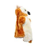 BESPORTBLE Kuschelige Eulen Handpuppe aus Weichem Plüsch für Interaktives Geschichtenerzählen Sicheres Material Kindgerechtes Stofftier für Kindergarten und Familienspaß