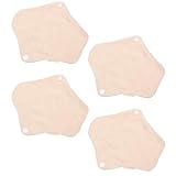 BIUDECO 4 Stück Pack Waschbare Stilleinlagen 180mm aus Hautfreundlicher Baumwolle Atmungsaktiv und Wiederverwendbar Damenbinden für Menstruation und Blasenschwäche
