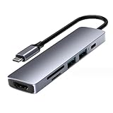 USB-C-Multiport-Adapter, 8-in-1-Dockingstation, HDMI, 4K30Hz, für Laptop, Tablets, für Reisen, Büro, Einstellung
