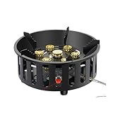 Portable stove, Campingkocher Hochleistungs-Starkes Feuer Tragbarer Touristen-Gasbrenner Winddichte elektronische Zündausrüstung,Outdoor camping