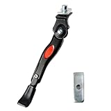 Fahrradständer für 18 Zoll 20 Zoll 24 Zoll, Universal Fahrrad Ständer, Einstellbarer Fahrrad Seitenständer, Höhenverstellbarer Fahrradständer Mittelständer für Mountainbike Ebike Rennrad Ständer.