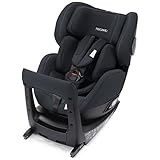 RECARO Kids, Salia, i-Size, Reboarder für Neugeborene, einfache Handhabung, Seitenschutz, Neugeboreneneinlage, Höhenverstellbare Kopfstütze, 4 Sterne Auszeichnung für Sicherheit, Select Night Black