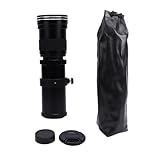 Lazmin112 420-800mm Teleobjektiv, F8.3-16 Handbuch Fokus Zoom Objektiv für D500 D610 D7200 D7000 D3500 D3400 D3300 D3200 D3100 Kameras
