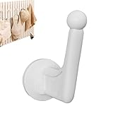 Halterung für Handtuchheizkörper, Handtuchhalter für Heizkörper, Handtuchhalter für Badezimmer, platzsparend, wiederverwendbar, Handtuchhalter