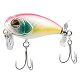 Suoumwa 10 cm/5,5 G Topwater Fishing Lure Wobbler Künstliche Köder Hartes Stecker Rotierender Schwanzfischerei Köder A