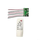 Solar-LED-Treiberplatine, 6, 4 V, 12 V, mit Fernbedienung, kompatibel mit Lithium-Batterie-Spannungen für Solar-Straßenlaternen Upgrades und Reparaturen