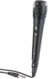 auvisio Mikrofon Klinke: Dynamisches Mikrofon, XLR-Anschluss auf 6,3-mm-Klinkenstecker, 2,5 m (Laptop Mikrofon)