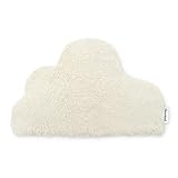 Ehrenkind® Wärmekissen Wolke aus 100% Bio-Baumwolle Teddy-Stoff | Kirschkernkissen für Babys & Kinder | Natürliches Wärme- & Kühlkissen | Wolkenform Natur | Made in Europe
