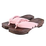 Outanaya Japanische Clogs Damen Sandalen Sommer Pantoletten mit Anti rutsch Sohle Bequemes Fußbett Modisch und Leicht Slipper Design für Langes Tragen und Stilvollen Auftritt