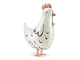Süßer Folienballon Henne Ballon Bauernhof Osterhenne Deko Geburtstag Osterdeko Geschenke Kinder Erwachsene Dekoballon Kindergeburtstag Huhn Hühner Chicken Bauernhoftiere
