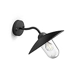 Philips myGarden Hammock Wandleuchte, 1x60W, Schwarz