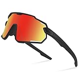 Aullwyr Sonnenbrille Kinder Polarisierte 6-15 Jahre - Schnelle Brille mit UV400 Schutz Fahrradbrille Flexiblem Rahmen für Jungen Mädchen Sportbrille