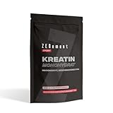 Creatin Monohydrat Pulver 100g, Kreatin Monohydrat in mikronisierter Qualität mit optimal hochdosiert | Reines, 100% Vegan, ohne Zusätze | Für 29 Tage | Zenement