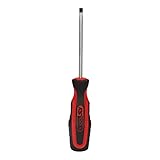KS Tools 159.1003 ERGOTORQUEplus Schlitz-Schraubendreher, 4mm, 155mm lang, farblos