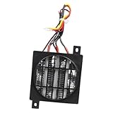 Inkoby PTC-Heizgerät 24V/100W Keramik-Heizung mit Konstanter Temperatur Leitender Typ mit Lüfter Isolationsheizung Hochspannung