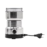 RONGDAQ Elektrische Kaffee MüHle KüChenmüHle Maschine MüSli Nuss Bohnenkorn GewüRzmahlen für Zuhause, EU Stecker