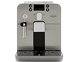 Gaggia RI9305/11 Brera – Kaffeevollautomat, für Espresso und Cappuccino, Kaffeebohnen oder gemahlen, 1400 W, Silber/Schwarz, 100 % Made in Italy