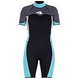F2 Damen Neopren Anzug Gipsy - Shorty 3/2 mm M Türkis 2024/25