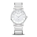 BERING Damen Uhr Solar Movement - Solar Collection mit Edelstahl und Saphirglas 19535-754 - Wasserdicht: 3 ATM