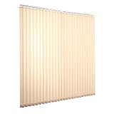 Ventanara® Lamellenvorhang beige Vertikaljalousie 89mm inklusive Montagematerial 200 x 250 cm