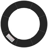 Baunsal® Trampolin Randabdeckung Ø 305 cm mit 30 cm breite in schwarz und 20 mm dick uv-beständig reißfest Trampolin Ersatzteile Trampolin Rahmenpolsterung Schutzrand für das Trampolin Outdoor