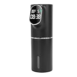 MENDUNER Automatischer Schaum Seifensp Ender, Schäumender Hand Desinfektion Mittel Berührungs los, 3000mAh Seifensp Ender Wiederauf Ladbar mit Sensor, für Badezimmer Küche (Black)