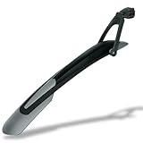 SKS GERMANY X-BLADE 29' - 27,5' PLUS Hinterrad Schutzblech für Mountainbike, Fahrradzubehör (Radschutz mit Quick-Release Befestigung, 2-Gelenk-Technik, bis max. 3.0 Zoll Reifenbreite), schwarz / grau, 11101