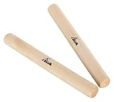 XDrum CA-180 Claves Ahorn klein - Klangstäbe aus Ahorn - Rhythmusinstrument für afrokubanische Musik - Heller, durchdringender Klang - Länge: 18 cm - Natur