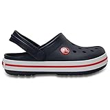 Crocs Unisex Kids Crocband Clog K, Navy/Red, 33/34 EU