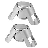 2 Stück Sektverschluss,Sektflaschenverschluss,Weinflaschenverschluss,Sektflaschenverschluss Edelstahl,Sektflaschenverschluss Dicht,Sektverschlüsse Sekt Flasche Champagne Verschluss Sektverschlus