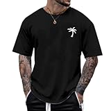 Sport Tshirts Herren Hemd Herren Kurzarm Bügelfrei Sommer Freizeithemd Regular Fit Strand Shirt Hawaii Hemd Männer Strandhemd Kurzarmhemden T Shirts T-Shirts Für Tops Sommer