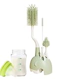 Babyflaschen Reinigungsbürsten Set - Reinigungsset Mit Langem Griff Für Becher,Kratzfreies Bürstenset für Reisen Picknick Zuhause Camping Büro Kindergarten