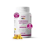 HSN Curcugreen® Kurkuma-Extrakt 500 mg BCM-95® mit BioPerine® | 120 Pflanzliche Kapseln | 95% Curcuminoid-Komplex | Hohe Bioverfügbarkeit | Ohne Gentechnik, Vegan, Glutenfrei
