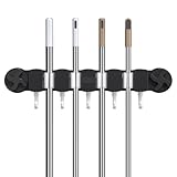 Generico Besenhalter für die Wand, zur Aufbewahrung von Besen, strapazierfähig, Halterung für Besen, Gartengeräte, Handschuhe, Schaufel, Geschirrtücher, Küche, Waschbürste, Haushaltsorganisation