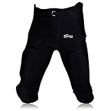 Full Force American Footballhose Crusher 7 Pocket Pad All in One Gamepant, schwarz, Gr. L