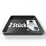 BigDean 2 Stück Pflanzschale groß 60x60x7cm ideal für anzüchten, Pflanzen & mehr