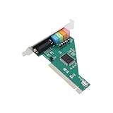 Be In Your Mind 1 x CMI8738 4.1-K 5.1 Surround 3D PCI-Sound-Audiokarten, MIDI, kompatibel mit Windows XP/7/8/10 Desktop interne Audiokarte