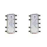 Umsoxhy 2X DS81 8 in Einem Satellitensignal DiSEqC Schalter LNB Receiver Multischalter