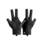 Tbest Snooker Billard Pool Handschuhe - Links und Rechts, rutschfest, verstellbar
