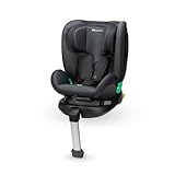 Bebeconfort EvolveFix Plus i-Size, Autositz 360 Drehbar, 0–12 Jahre, 40–150cm, ISOFIX Kindersitz, 10 Kopfstützenpositionen, 4 Liegepositionen, Seitenaufprallschutz, Funktionsgewebe, Tinted Black