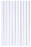 Krepppapier 50x200 cm Crepepapier für Handwerke, Kräuselpapier zur Dekoration, Schulpapier, Rollenpapier Elastizität, nicht abfärbende Farben, weiß 10er Pack