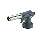 Campingmoon Butangasbrenner Küchenbrenner,Flambierbrenner,Creme Brulee Brenner Bunsenbrenner mit Einstellbare Flamme (Gray)