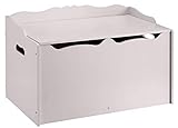 Amazon Basics Spielzeugkiste aus Holz, Grau, 76.2 x 45.7 x 48.3 cm